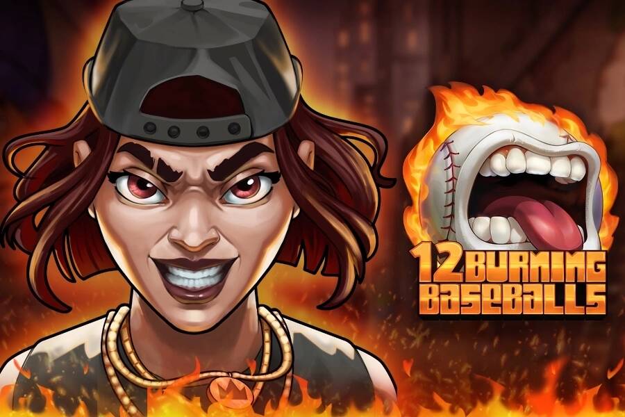 12 Burning Baseballs