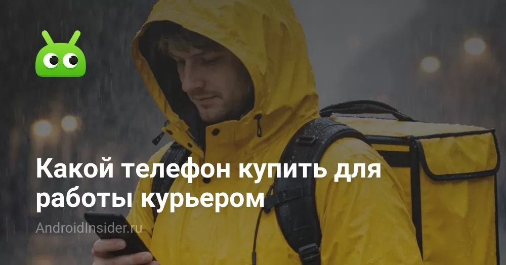 Какой телефон купить для работы курьером