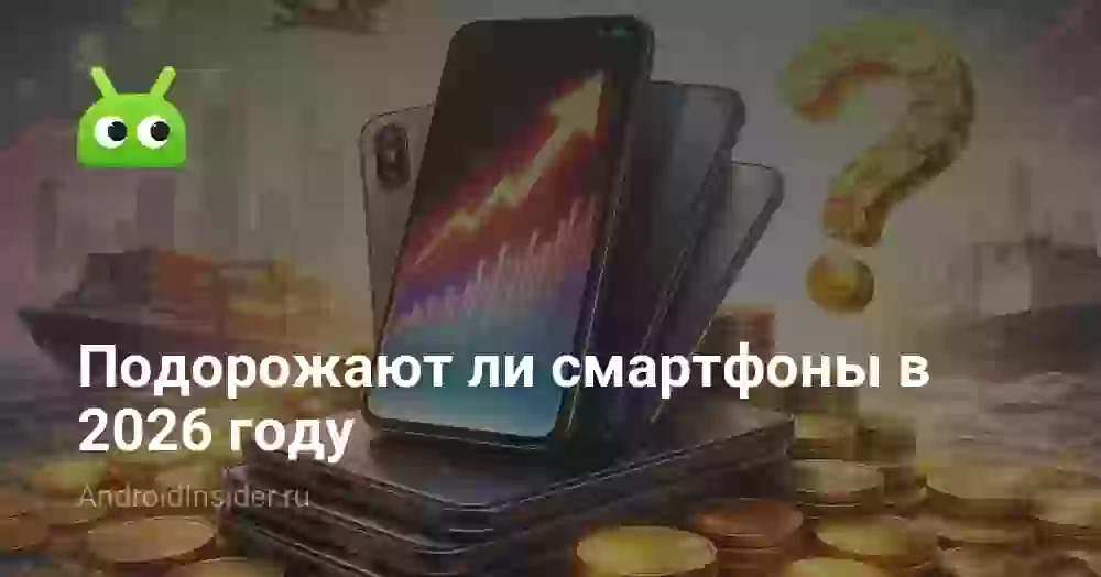 Подорожают ли смартфоны в 2026 году