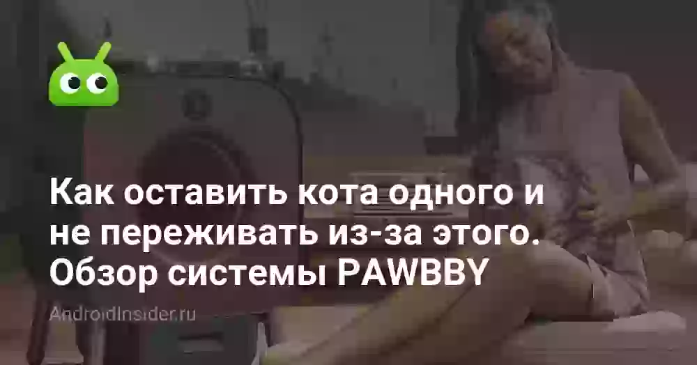 Как оставить кота одного и не переживать из-за этого. Обзор автоматического туалета PAWBBY